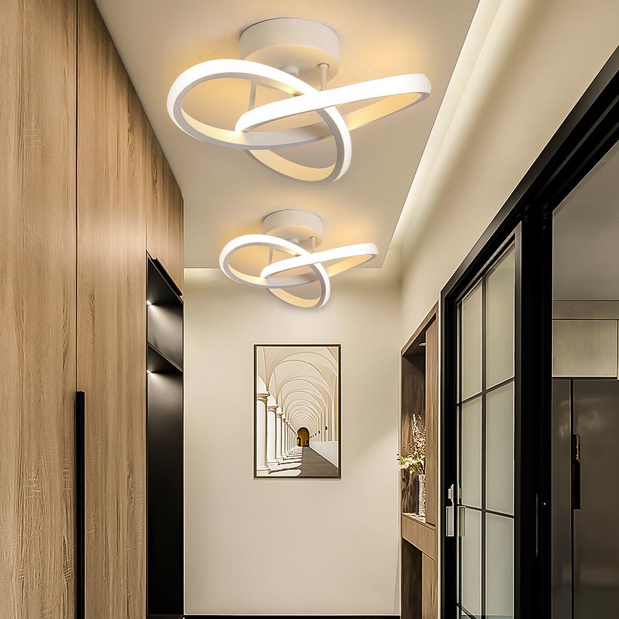Modern minimalist corridor lights, LED corridor lights, creative entry, entrance hall, dressing room, exposed ceiling lights