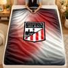 Flannel BlanketAthletic Bilbao Football Warm Soft Throw Blanket for Indoor Sofa Bed Living Room Use