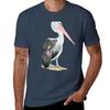 Watercolour Pelican By Love Stax Tshirt Basic Simple Design Short Sleeve Shirt Tshirt