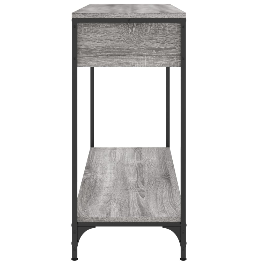 Console Table Grey Sonoma 100x34.5x75 cm Particleboard