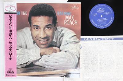 LP Record MAX ROACH  Jazz In 34 Time 195J40 EMARCY 1984 Japan Obi Jazz Used