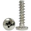 Verzinkter Kohlenstoffstahl M3/M4 Flachspitz Selbstschneidende Schrauben, Rundkopf, Großer Kopf