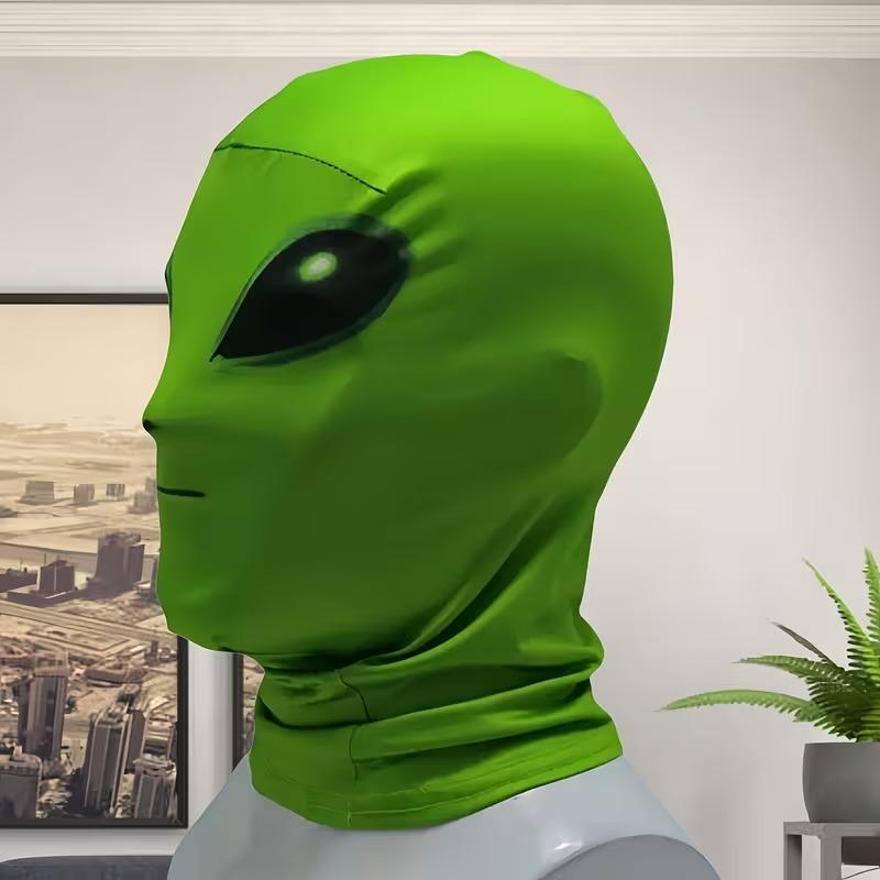 Copricapo alieno, perfetto per costumi da cosplay, feste, balli in maschera e altre occasioni speciali, caratterizzato da una fantastica maschera con stampa digitale 3D.