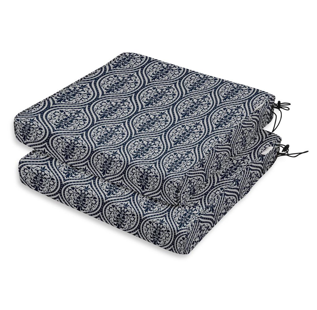 Vargottam Perfect Outdoor Indoor Square Corner Seat Cushions Water-Resistant Lounge Chair 18.5" X 16" Home Office Patio Furniture
