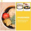 2-4L Stainless Steel Steamer Basket Instant Pot Accessories Instant Cooker with Silicone Covered Handle Draining Steam Basket