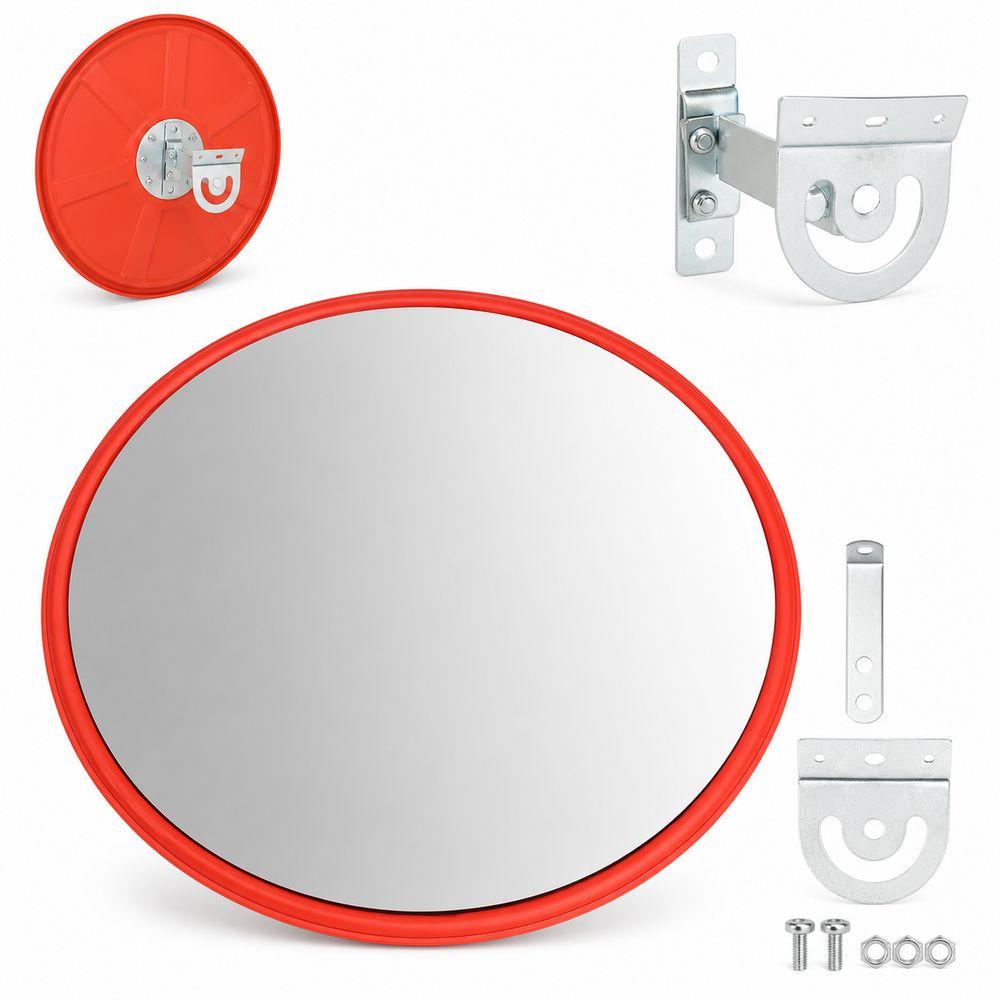 30cm Diameter Convex Safety Mirror Hemispherical Traffic Safety Mirror Corners