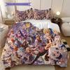 Fantasy Heroes Unite Colorful Adventure Bedding 1 Duvet Cover 2 Pillowcase Without Core Soft And Comfortable Bedding Set