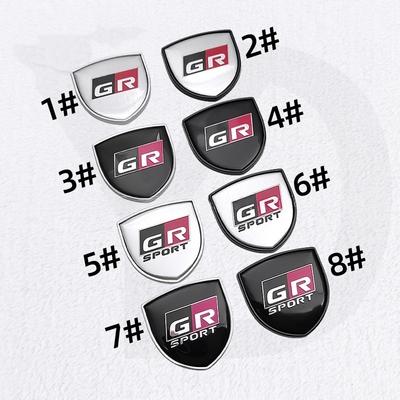 1Pc 3D Metal Emblem Car Body Window Badge Sticker Decal For G/R Sport Gazoo Racing Yaris 86 Corolla Hilux G/R Accessories