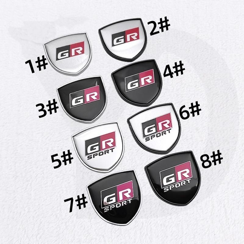 

1Pc 3D Metal Emblem Car Body Window Badge Sticker Decal For G/R Sport Gazoo Racing Yaris 86 Corolla Hilux G/R Accessories 8#