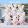 Cartoon Rabbit Plush Doll With Short Pile Plush For Wedding Decor And Gifts