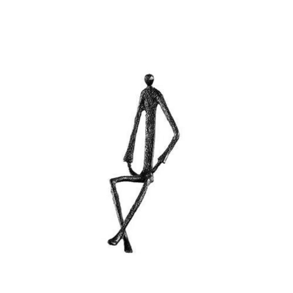 Creative Metal Abstract Human Body Ornaments Home Desktop Crafts Ornaments High-quality Table Abstract Human Body Decorations