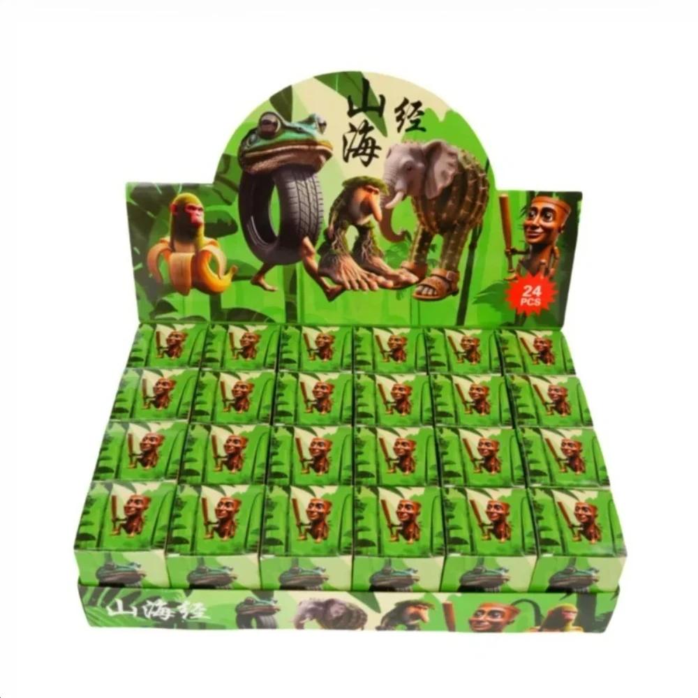 a 24pcs Witch Hunting Group/Brainrot Blind Box Toy Tralarero Tralala Tungtungtung Sahur Bombardinocrocodilo Figures Key Chain @/