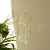 Simple Stylish Indoor Decor: Raw Stone Sun Catcher Wind Chime Pendant T109
