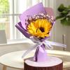 For Desk Decor Weddings Special Moments Adorable Mini Floral Arrangement Mini Tulip Bouquet Simulated Flower Perfect