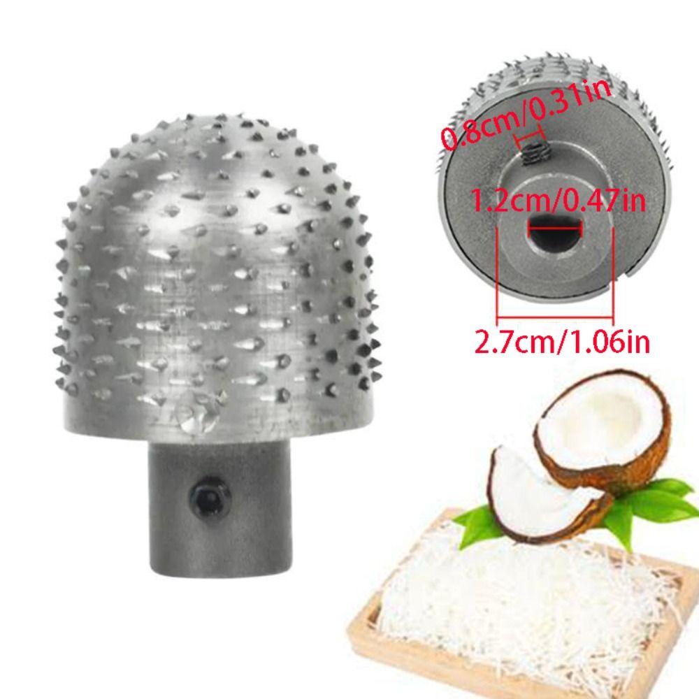 12mm Coconut Meat Grater Machine Head Stainless Steel Coconut Shredding Tool  Family Gatherings