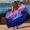 Kpop D-demon Hunters Beach Towel Colorful Bath Towels For Girl Microfiber Quick Dry Custom Sand Free Beach Yoga Spa Gym Pool