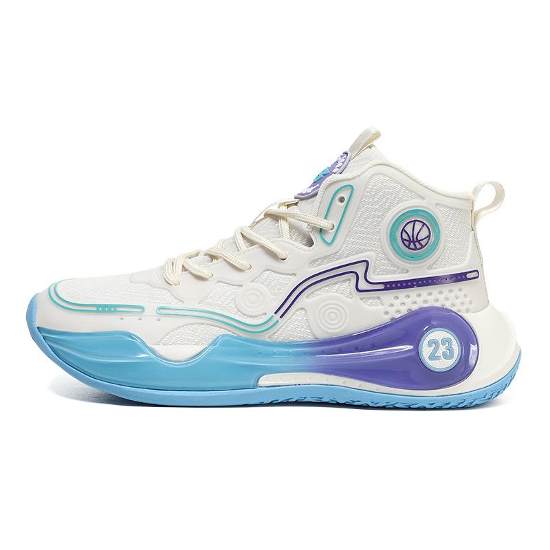 Four Seasons New Non-slip, Wear-resistant and Shock-absorbing Youth High-top, Breathable and Comfortable Sports Shoes Trend Practical Basketball Shoes