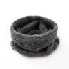 Pure Cashmere Knitted Neck Warmer Scarf for Men & Women Couples - Solid Color, Thick, Warm Gaiter - Ideal Gift for Parents