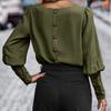 Women's Fall Winter Blouse 2024 Long Sleeve Office Shirt Elegant Casual Workwear Tops