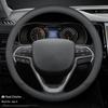 Fashion Universal Auto Steering Wheel Case Breathable Anti Slip Auto Decoration Suitable 37-38Cm Steering Wheel Case Auto Accessories