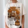 Boo Crew Spooky Season Shirt, Pumpkin Halloween Horror Shirt, Halloween Haunted House Ghost Shirt, Trendy Tis The Season Fall October Tee