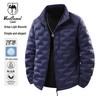 VANCAMEL Men's Stand-Collar Thickened Down Jacket