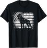 Bloodhound American Flag - Patriotic USA Dog Lover T-Shirt