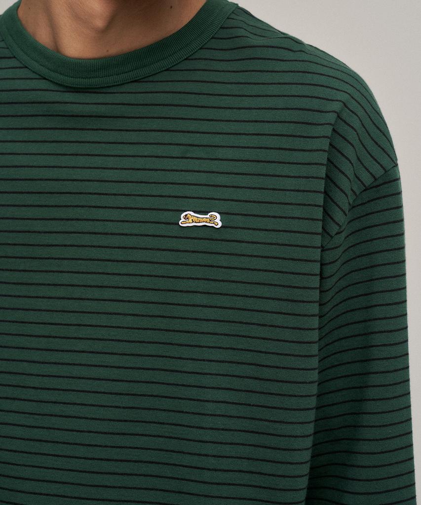 LE TIGRE Stripe Longsleeve T-Shirt (Kelly Green)