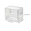 Collectibles Display Box Figures Stand with Three Layers Shelves Transparent Model