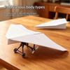 Remote Control Paper Airplane Kit With Gyro Stabilizer Diy Electric Rc Plane Power Module Paper Aircraft Transmitter Component