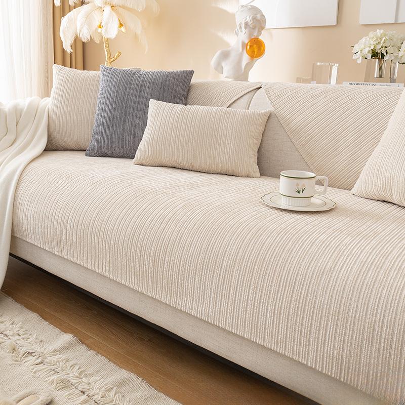 Sofa Cushion Light Luxury Modern Anti-Scratching High-End Four Seasons Universal Non-Slip Sofa Cover Towel Simple Seat Cushion Cloth