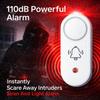 Zigbee Siren Alarm 110dB Vibration Sensor Optional TUYA Smart Life&2MQTT Smart Home Security Detector Required Zigbee Gateway