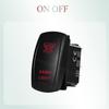 12V/24V 20A Waterproof Marine Grade Momentary ON OFF Red Backlight Rocker Switch for Car Boat RV Truck Horn Winch Polarity Start Battery Switches5