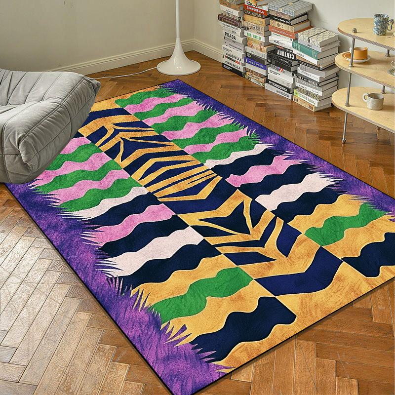 Home Decoration Abstract Carpet Modern TG Trend Large Carpets Study Room Soft Floor Mat Anti Slip Living Room Bedroom Decor Rug
