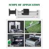 1pc High Accuracy Manual Sliding Table Ball Screw Linear Stage Slide Stroke 100mm 3.9inch