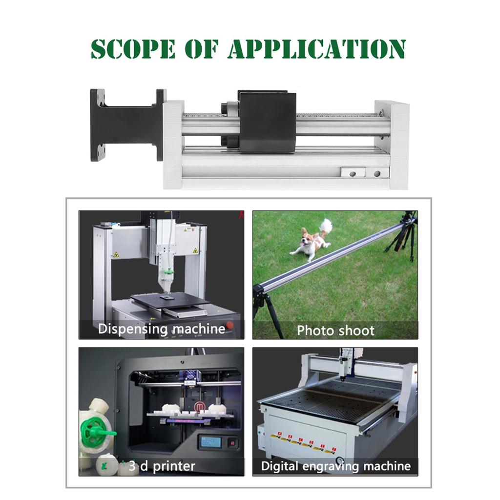 1pc High Accuracy Manual Sliding Table Ball Screw Linear Stage Slide Stroke 100mm 3.9inch