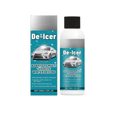 Automobile Deicing Agent Winter Use For Cleaning Ice And Snow From Car Windshields Rearview Mirrors And Multiple Surfaces For Snow Removal 100ML