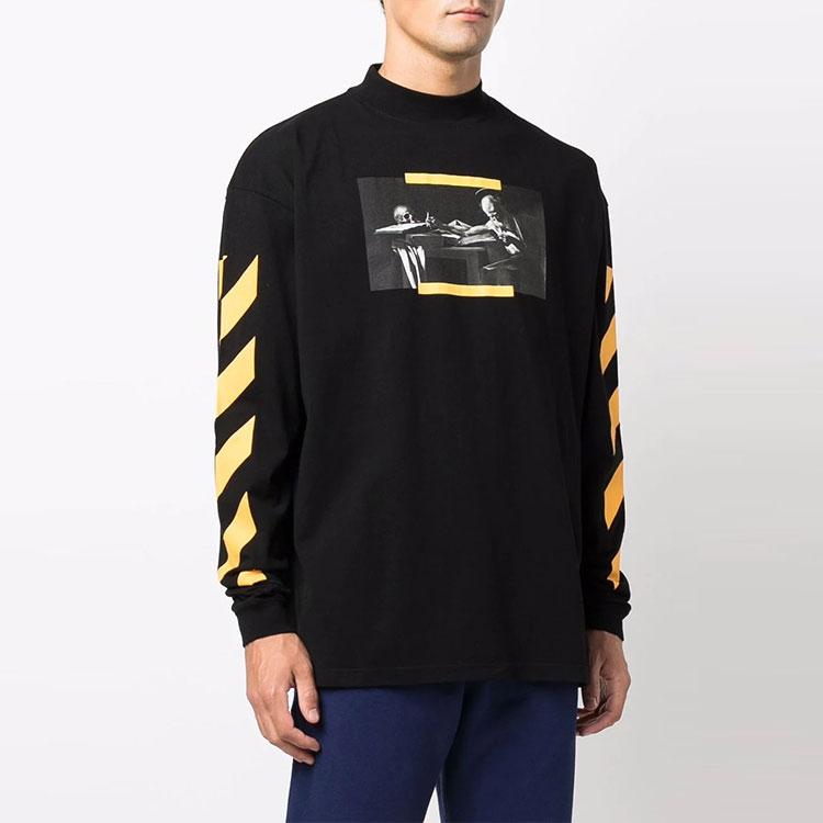 Off-White Caravaggio Print Long-sleeve T-shirt OMAB032F21JER0061084