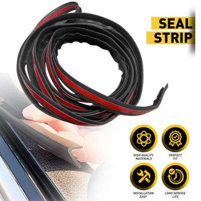 V-Shape Car Window Door Side Edge Moulding Trim Weatherstrip Seal Strip Rubber