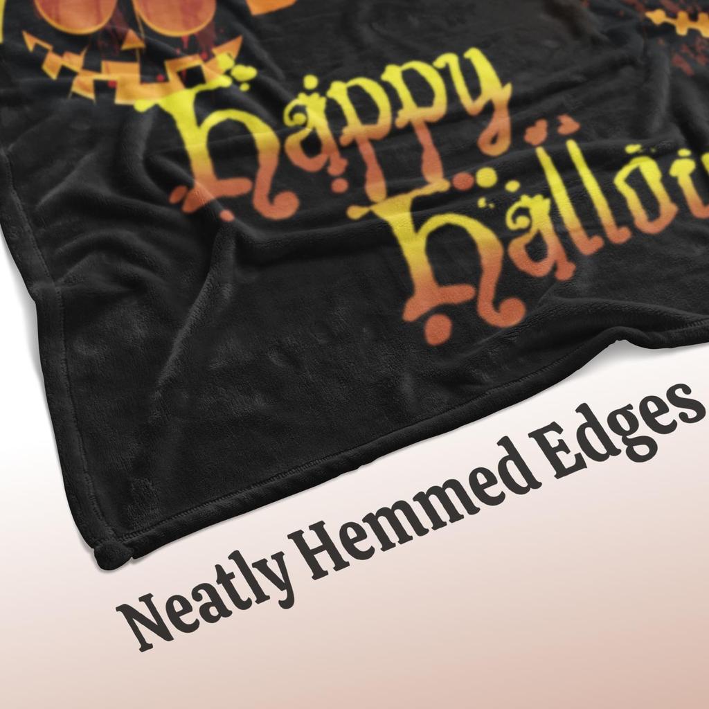 Coperta Nordic da Lancio in Pelliccia di Halloween Estetica Matrimoniale Singola Queen Size Telo da Picnic Comfort Seduta Copertura Morbida Decorazione per la Casa