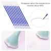 100 PCS Blue High Temperature Erasable Marker Refill Cutting Fabric Marker For Leather Crafts/Garment Sewing Accessories