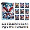 Christmas Countdown Calendar Panda Advent Calendars 2026, 2D Acrylic Cute Hanging Ornaments for Themed Party Favors Xmas Tree, 24 Days Calendar, Gifts