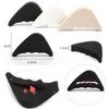 4pcs High Heel Toe Plug Insert Adjustment Size Insoles Women Shoes Toe Front Filler Cushion Pain Relief Anti-heel Drop Protector
