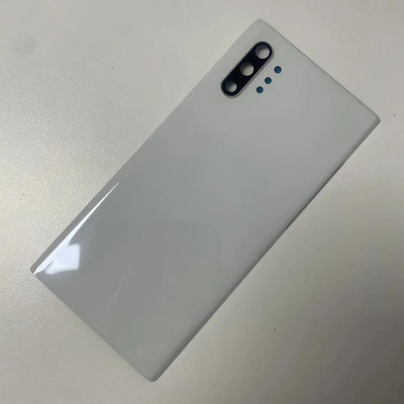 Für Samsung Galaxy Note 10 Plus N970F N975F Akku-Rückseite Note10 Hinteres Glasgehäuse Gehäuse Ersatz