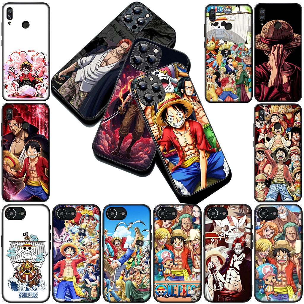 Shanks Red Hair One Luffy Pieces Phone Cover for Motorola Moto G86 G57 E14 E15 G14 G34 G35 G84 G24 A54 G15 Power E22 Soft Case