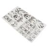 ENLEE 3D Mountain Bike Protective Stickers Set Impact Resistance Bicycle Decorative StickerWolf Head Pattern for Bicycle Frame