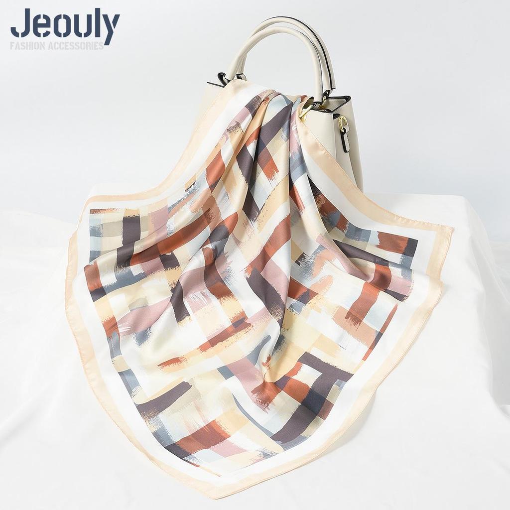 Cross-Border 70cm Silk Cashew Print Scarf - Autumn/Winter Women's Fashion Headscarf