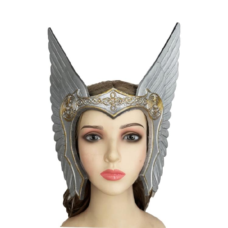 Valkyrja Warriour Headband Norses Warriour Headband Valkyrja Hair Accessories Halloween Vikinges Costume with Elastic Band
