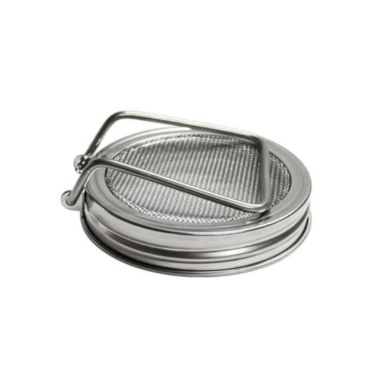 1/2 ks 86MM Nerezová víčko na klíčení pro zavařovací sklenici Víčko pro pěstování fazolových klíčků Klíčení rostlin mungo Širokohrdlá sklenice Sítko Síťované víko