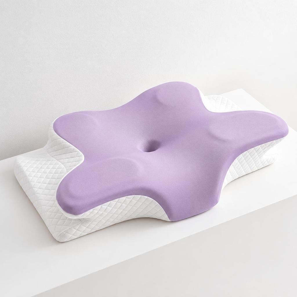 Ergonomisches Nackenkissen, Orthopädisches Bettkissen aus Memory-Schaum